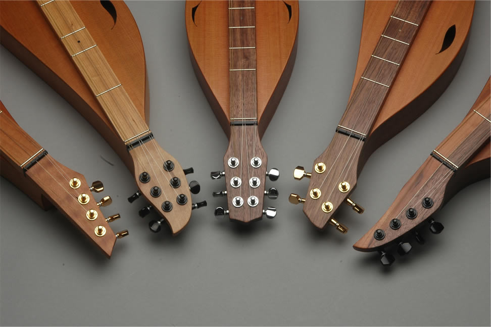 Click here for larger view of Ron Ewing's Dulcimer Head Shot - Style F, R, G, A, S